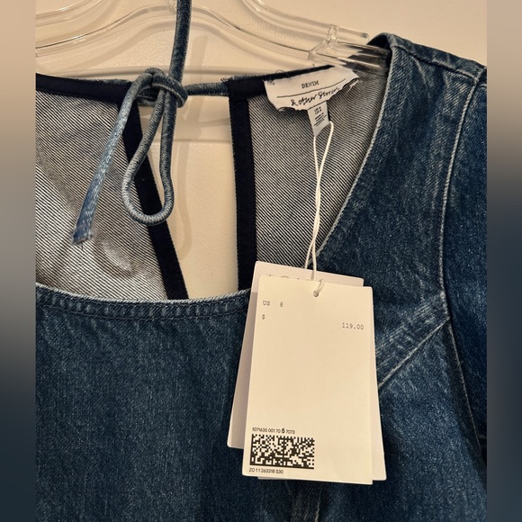 &otherstories Puff Sleeve Denim Mini Dress - Picture 5 of 9